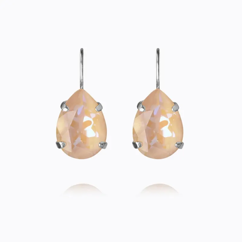 Caroline Svedbom Mini Drop Clasp Örhängen/ Ivory Creme Delite (Rhodium)