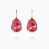 Caroline Svedbom Örhängen Caroline Svedbom Mini Drop Clasp Örhängen/ Mulberry Red (Guld)