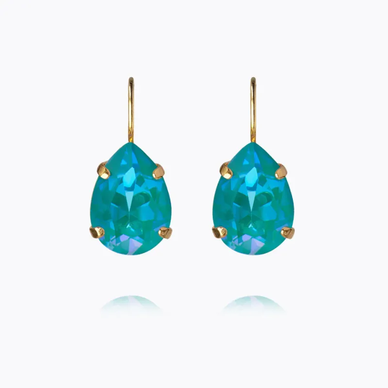 Caroline Svedbom Mini Drop Clasp Örhängen / Laguna Delite (Guld)