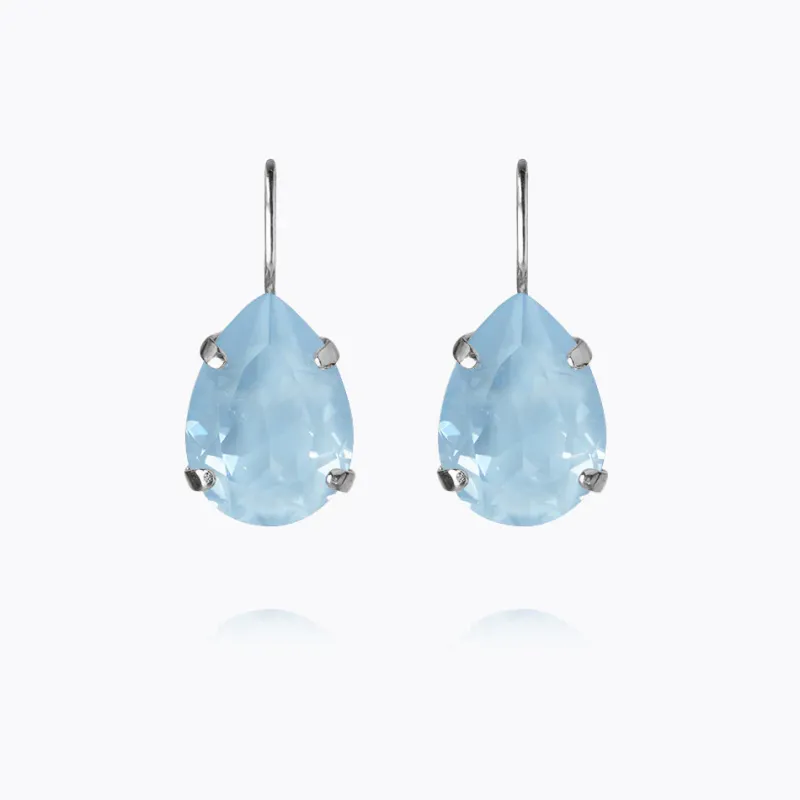 Caroline Svedbom Mini Drop Clasp Örhängen / Sky Ignite (Rhodium)