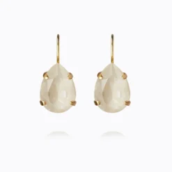 Caroline Svedbom Mini Drop Clasp Örhängen/ Linen Ignite (Guld)