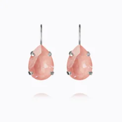 Caroline Svedbom Mini Drop Clasp Örhängen/ Flamingo Ignite (Rhodium)