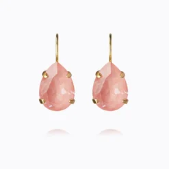 Caroline Svedbom Mini Drop Clasp Örhängen/ Flamingo Ignite (Guld)