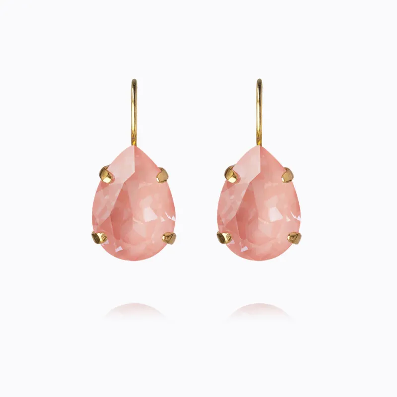 Caroline Svedbom Mini Drop Clasp Örhängen/ Flamingo Ignite (Guld)