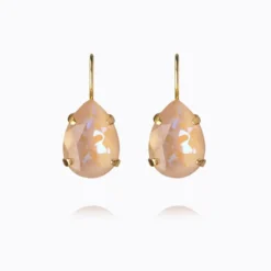 Caroline Svedbom Mini Drop Clasp Örhängen/ Ivory Creme Delite (Guld)