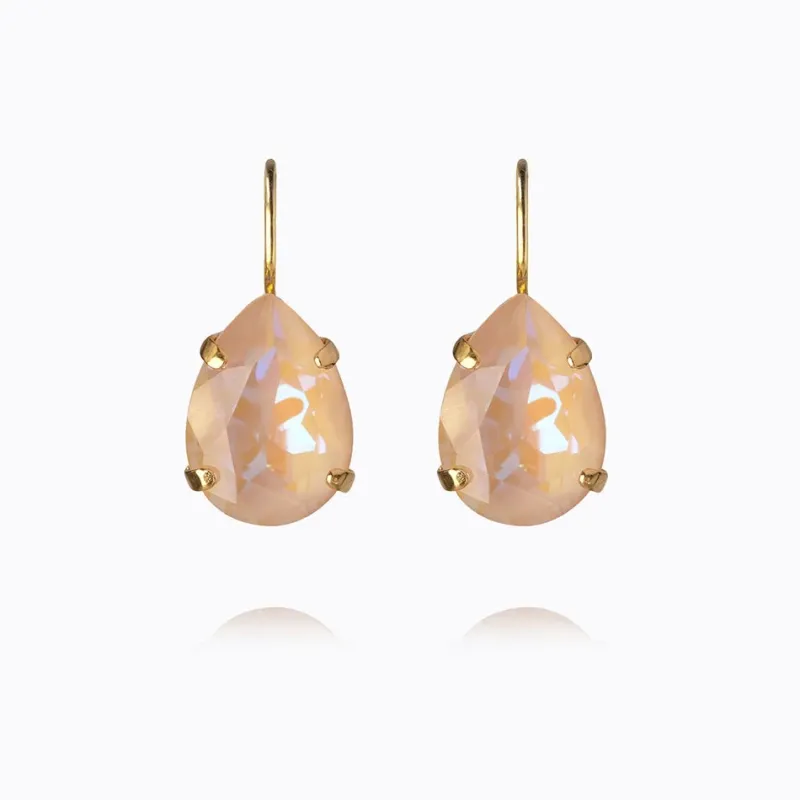 Caroline Svedbom Mini Drop Clasp Örhängen/ Ivory Creme Delite (Guld)
