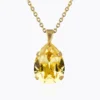 Caroline Svedbom Mini Drop Halsband ReCreated™ Dark Jonquil – Guld