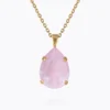 Caroline Svedbom Mini Drop Halsband / Soft Pink (Guld)