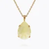 Caroline Svedbom Mini Drop Halsband / Soft Yellow (Guld)