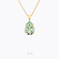Caroline Svedbom Mini Drop Halsband/ Chrysolite (Guld)
