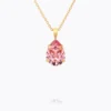 Caroline Svedbom Mini Drop Halsband/ Light Rose (Guld)
