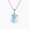 Caroline Svedbom Halsband Caroline Svedbom Mini Drop Halsband / Sky Ignite (Rhodium)