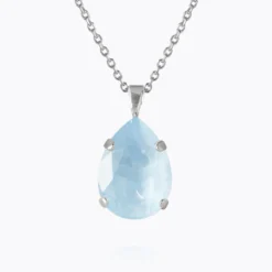 Caroline Svedbom Halsband Caroline Svedbom Mini Drop Halsband / Sky Ignite (Rhodium)
