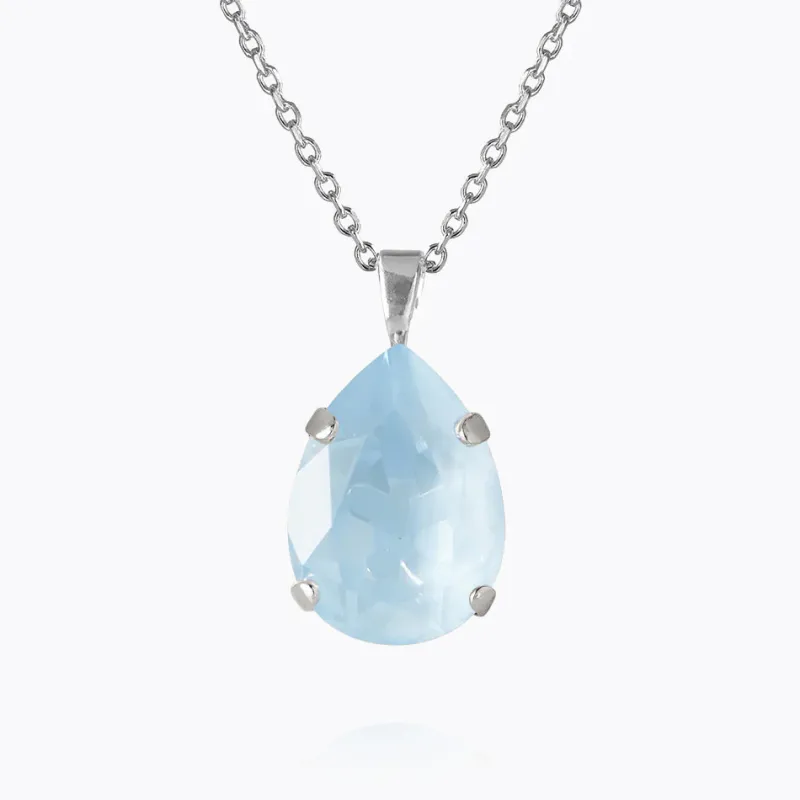 Caroline Svedbom Halsband Caroline Svedbom Mini Drop Halsband / Sky Ignite (Rhodium)