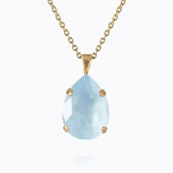 Caroline Svedbom Halsband Caroline Svedbom Mini Drop Halsband / Sky Ignite (Guld)