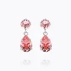 Caroline Svedbom Mini Drop Örhängen/ Light Rose (Rhodium)