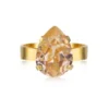 Caroline Svedbom Mini Drop Ring Guld / Light Peach