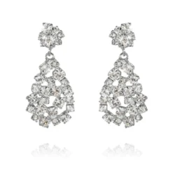 Caroline Svedbom Mini HannaÖrhängen / Crystal (Rhodium)
