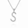 Caroline Svedbom Mini Letter S Halsband (Rhodium)