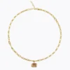 Caroline Svedbom Mini Lydia Halsband / Golden Shadow (Guld)