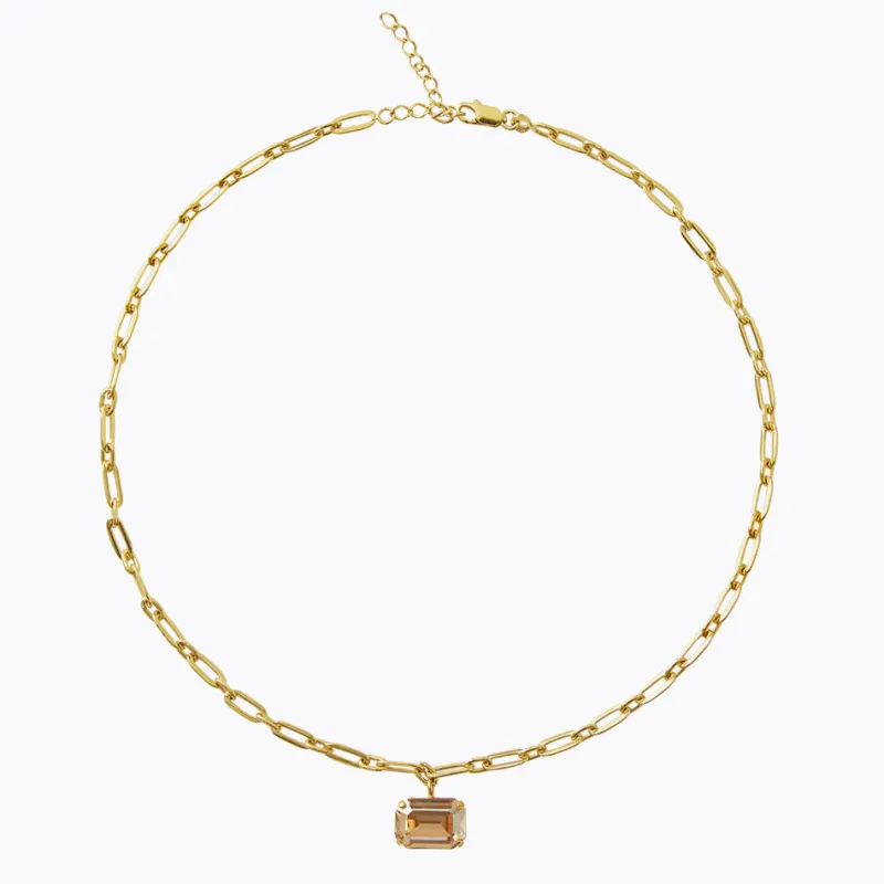 Caroline Svedbom Mini Lydia Halsband / Golden Shadow (Guld)