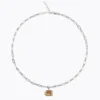 Caroline Svedbom Mini Lydia Halsband / Golden Shadow (Rhodium)