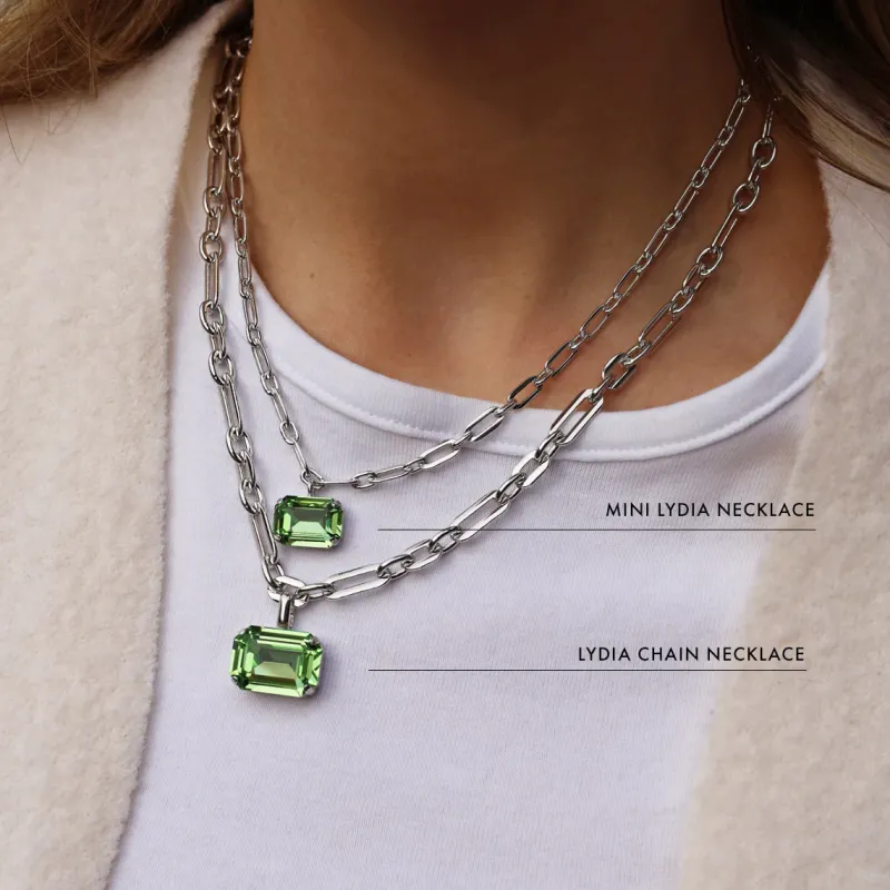 Caroline Svedbom Mini Lydia Halsband / Golden Shadow (Rhodium)