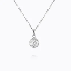 Caroline Svedbom Mini Odessa Halsband/ Crystal (Rhodium)