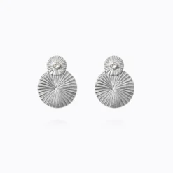 Caroline Svedbom Mini Odessa Örhängen/ Crystal (Rhodium)