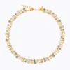 Caroline Svedbom Mini Pomona Halsband, Black Golden Combo – Guld