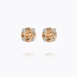 Caroline Svedbom Mini Stud Örhängen/ Golden Shadow (Rhodium)