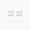 Caroline Svedbom Mini Stud Örhängen/ Pearl (Rhodium)