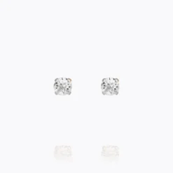 Caroline Svedbom Mini Stud Örhängen/ Crystal (Rhodium)