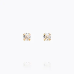 Caroline Svedbom Mini Stud Örhängen/ Crystal (Guld)