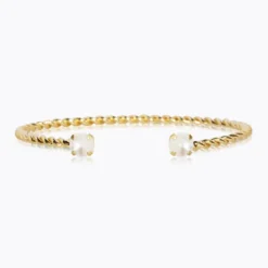 Caroline Svedbom Armband Caroline Svedbom Mini Twisted Armband/ Pearl (Guld)