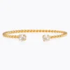 Caroline Svedbom Armband Caroline Svedbom Mini Twisted Armband/ Crystal (Guld)