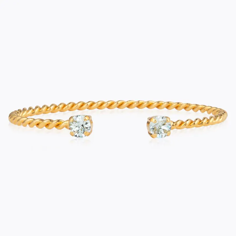 Caroline Svedbom Armband Caroline Svedbom Mini Twisted Armband/ Light Azore (Guld)