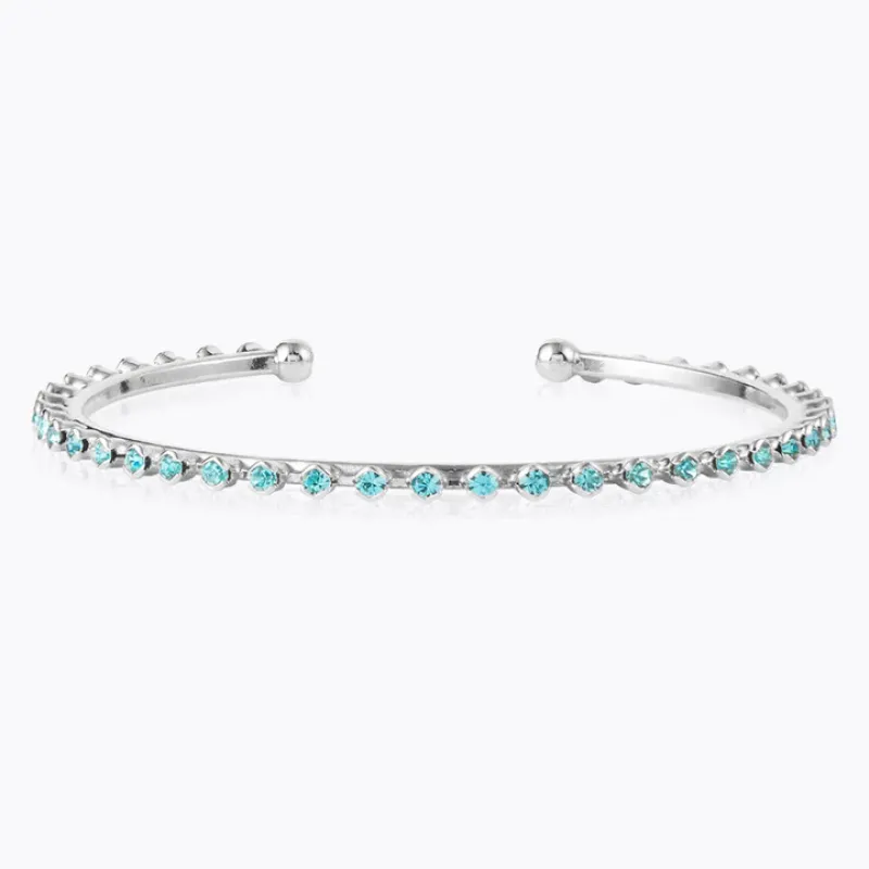 Caroline Svedbom Miro Armband / Light Turquoise (Rhodium)