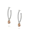 Caroline Svedbom Nani Örhängen Rhodium / Vintage Rose