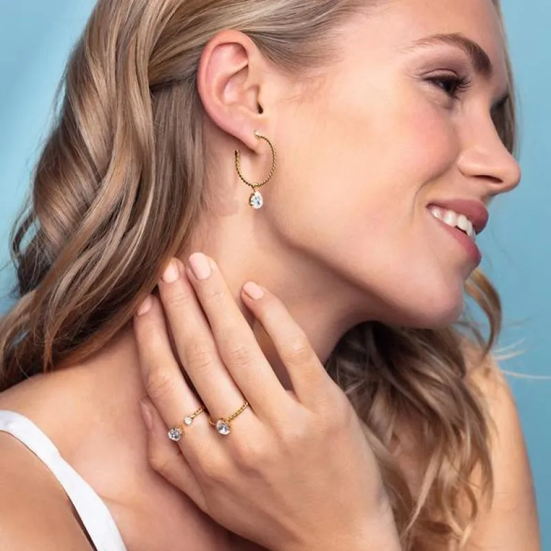 Caroline Svedbom Nani Ring Guld / Crystal