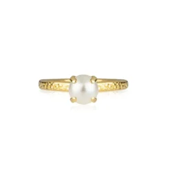 Caroline Svedbom Natti Ring Guld Pearl