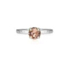 Caroline Svedbom Natti Ring / Light Peach (Rhodium)