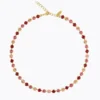 Caroline Svedbom Nicola Halsband / Scarlet Combo (Guld)