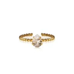 Caroline Svedbom Niki Ring Guld / Crystal