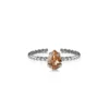 Caroline Svedbom Niki Ring Rhodium / Vintage Rose