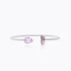 Caroline Svedbom Armband Caroline Svedbom Noelle Armband / Violet – Rhodium