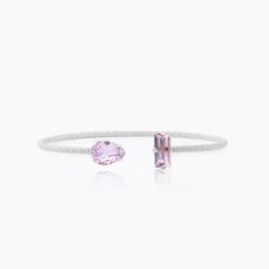 Caroline Svedbom Armband Caroline Svedbom Noelle Armband / Violet – Rhodium