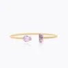 Caroline Svedbom Armband Caroline Svedbom Noelle Armband / Violet – Guld