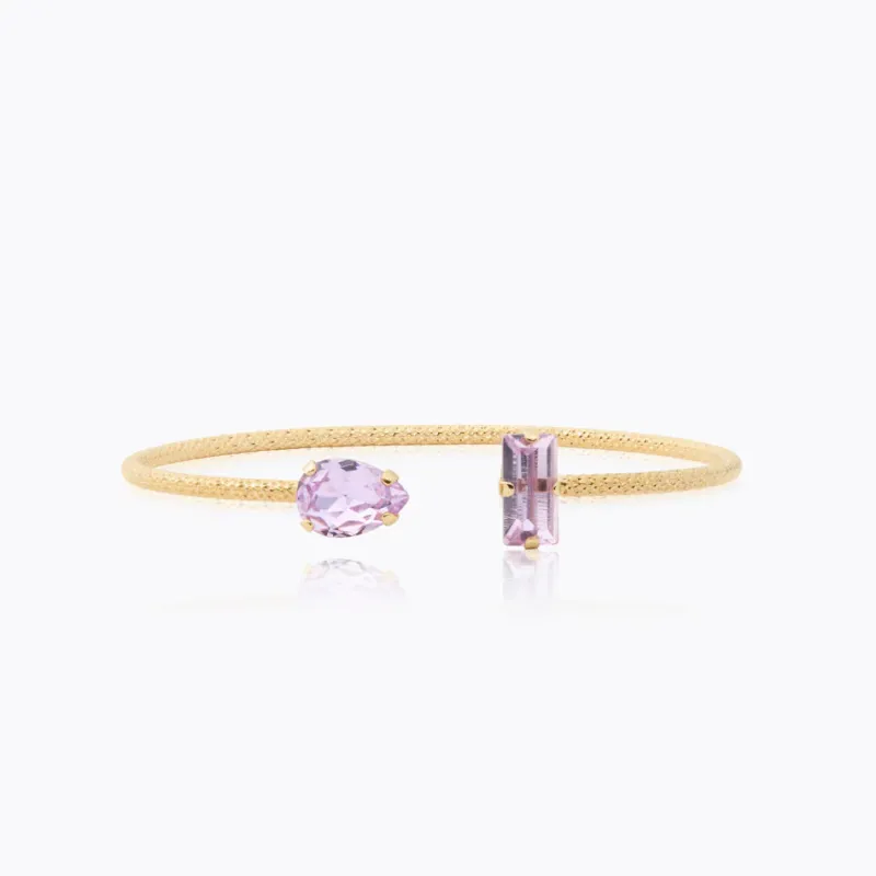 Caroline Svedbom Armband Caroline Svedbom Noelle Armband / Violet – Guld