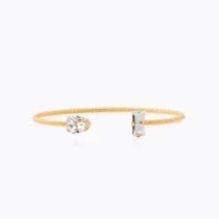 Caroline Svedbom Armband Caroline Svedbom Noelle Armband / Crystal – Guld
